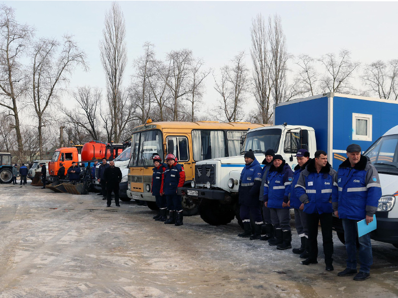 В Новой Усмани состоялся смотр готовности сил и средств района к безаварийному пропуску весенних паводковых вод.